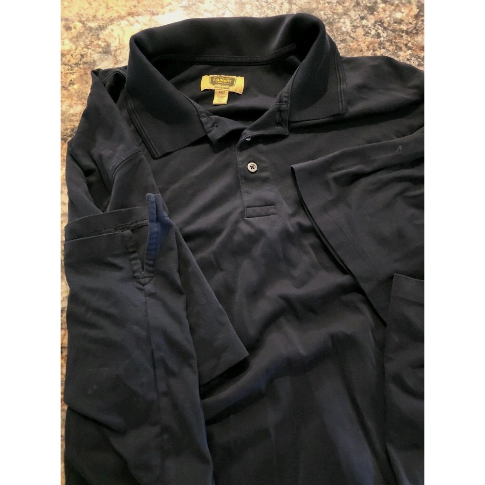 Foundry Men's Short Sleeve Button Down Shirt Size 3XL Black Excellent Condition